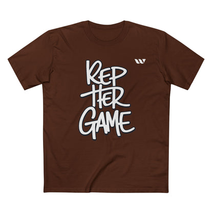 Rep Her Game T-Shirt — WREPPED Motivational Streetwear Tee