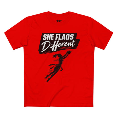 She Flags Different T‑Shirt —WREPPED