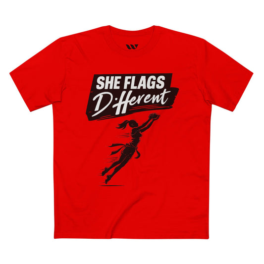 She Flags Different T‑Shirt —WREPPED