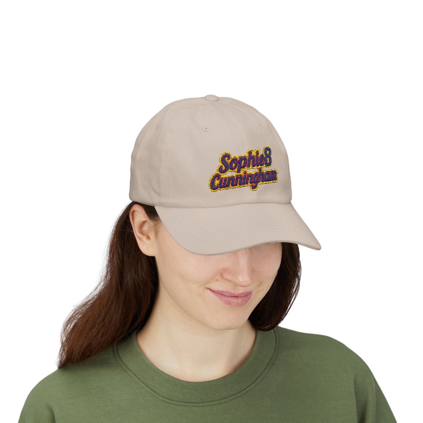 "Sophie Cunningham" Retro Script Embroidered Baseball Hat