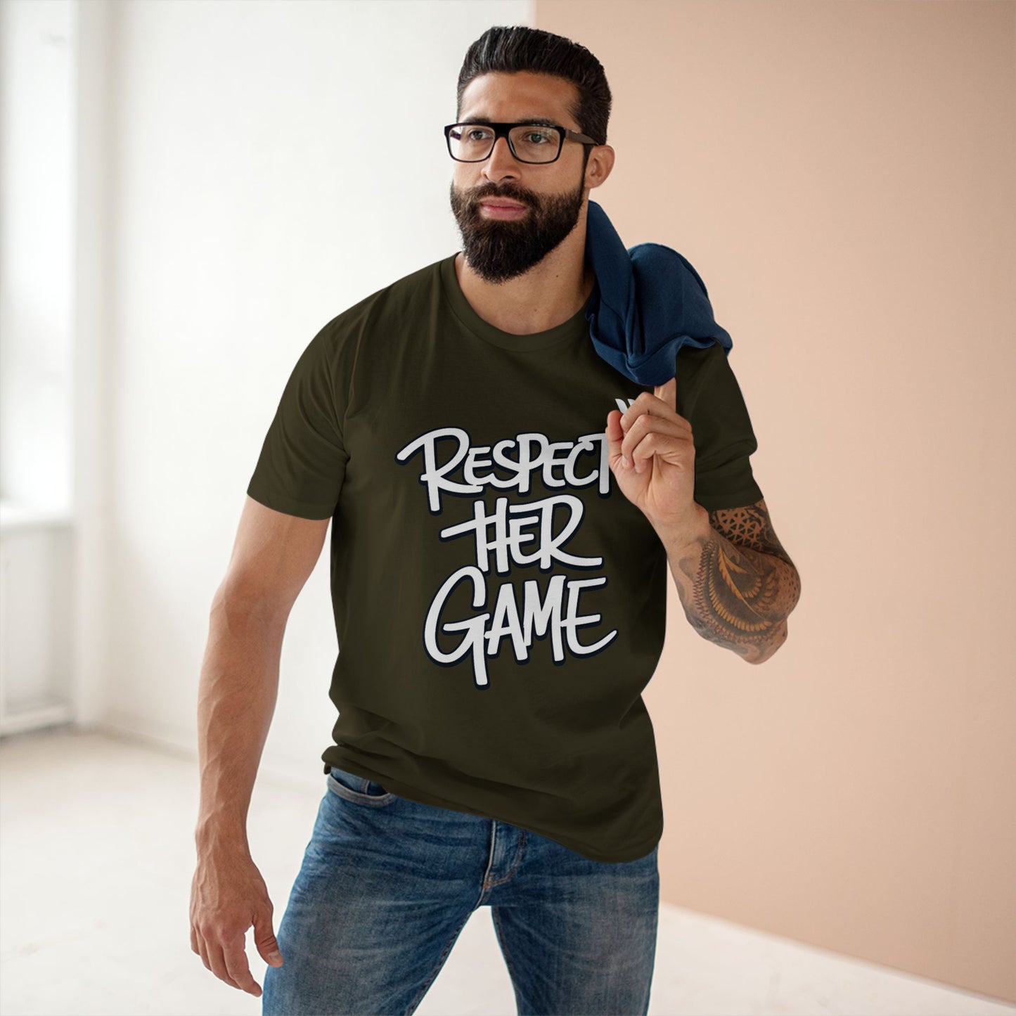 Respect Her Game T-Shirt — WREPPED Empowerment Sports Tee