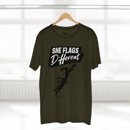 She Flags Different T‑Shirt —WREPPED