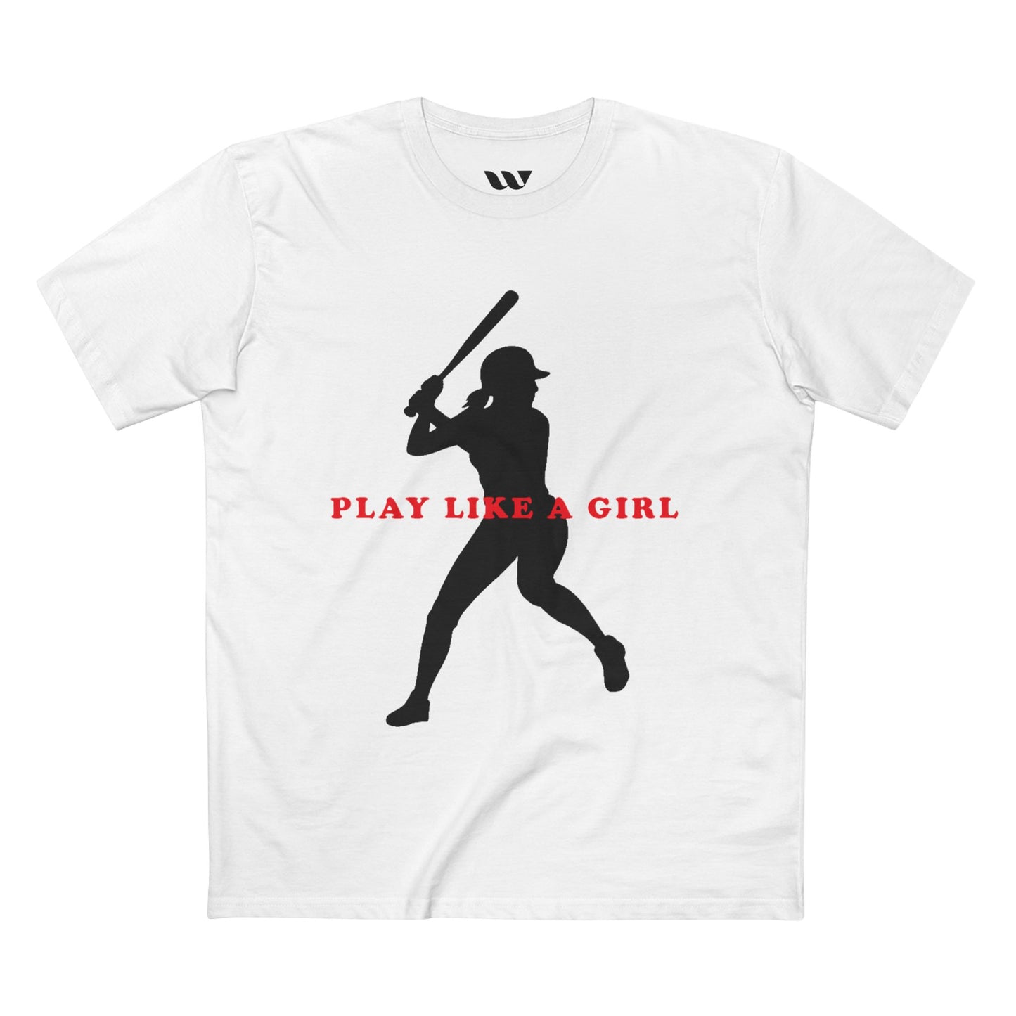 Play Like a Girl Baseball Tee — WREPPED