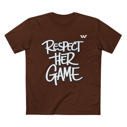 Respect Her Game T-Shirt — WREPPED Empowerment Sports Tee