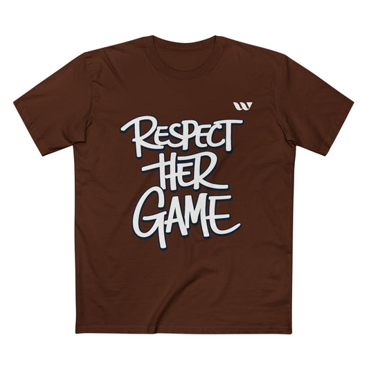 Respect Her Game T-Shirt — WREPPED Empowerment Sports Tee