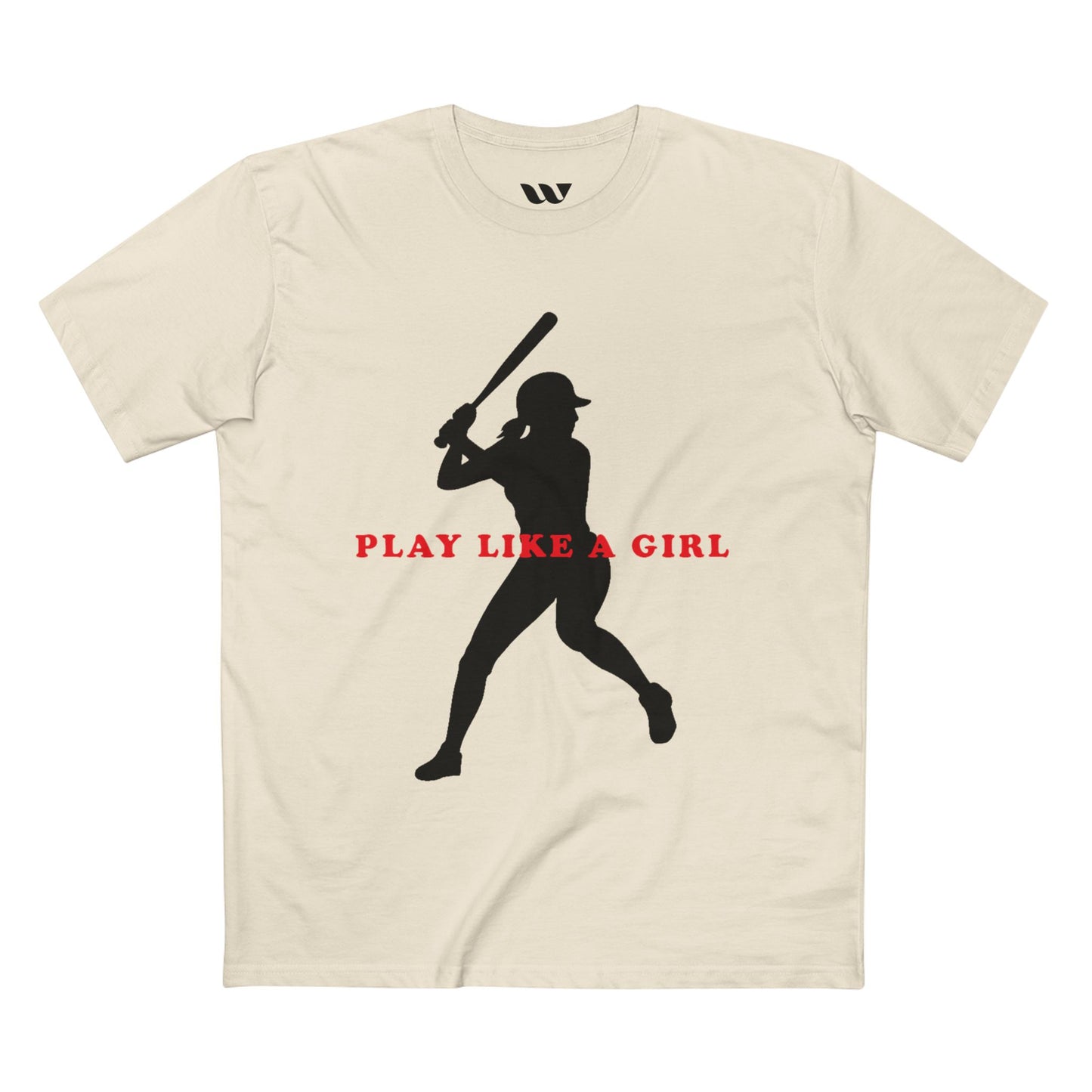 Play Like a Girl Baseball Tee — WREPPED