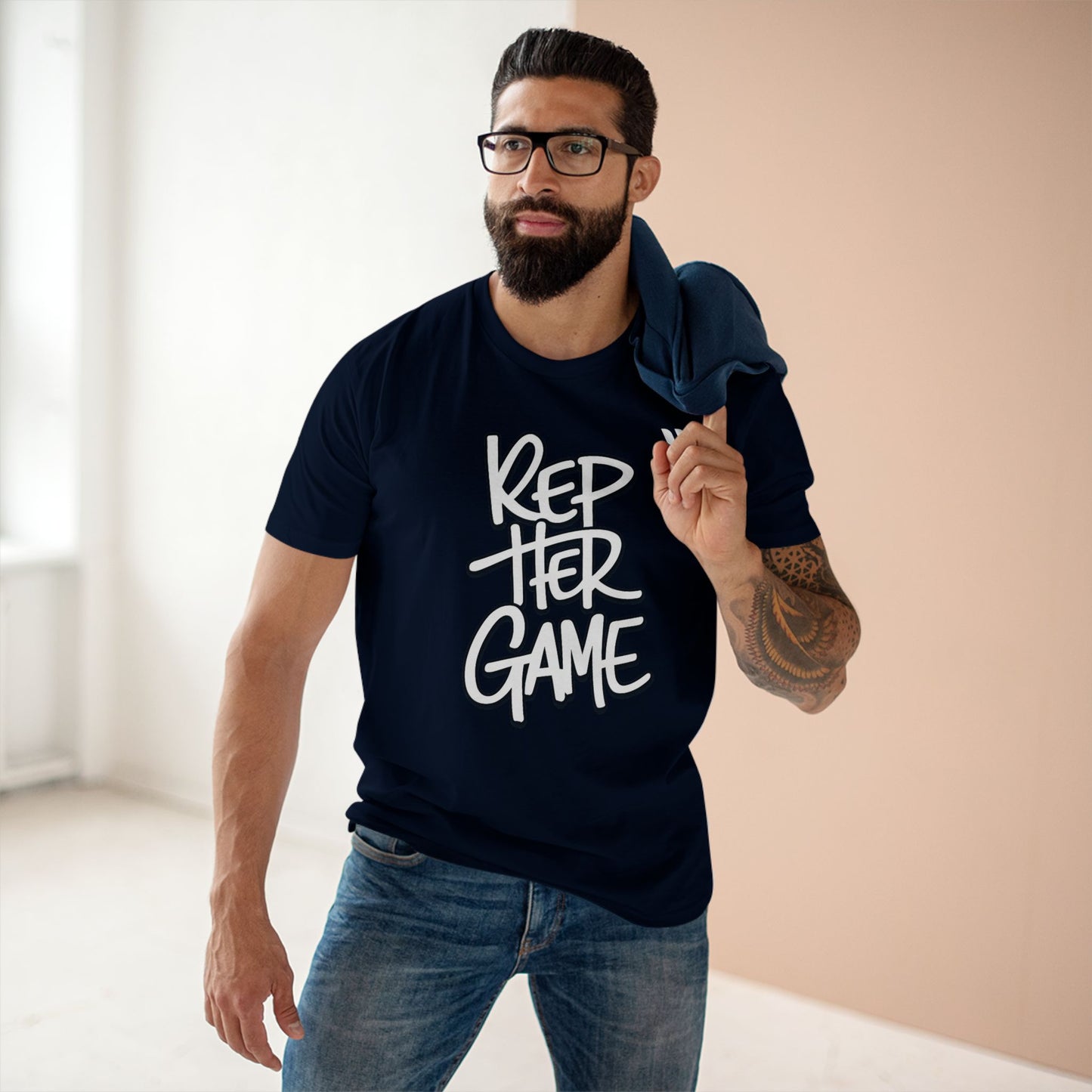 Rep Her Game T-Shirt — WREPPED Motivational Streetwear Tee