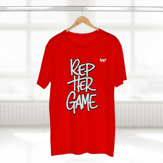 Rep Her Game T-Shirt — WREPPED Motivational Streetwear Tee