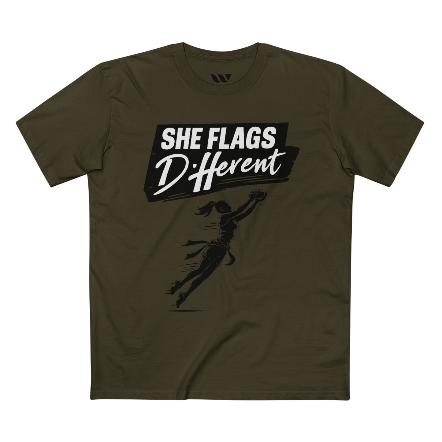 She Flags Different T‑Shirt —WREPPED